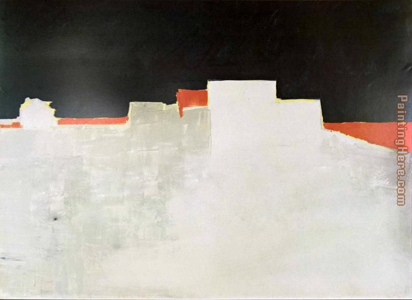 Agrigente 1953 painting - Nicolas De Stael Agrigente 1953 art painting